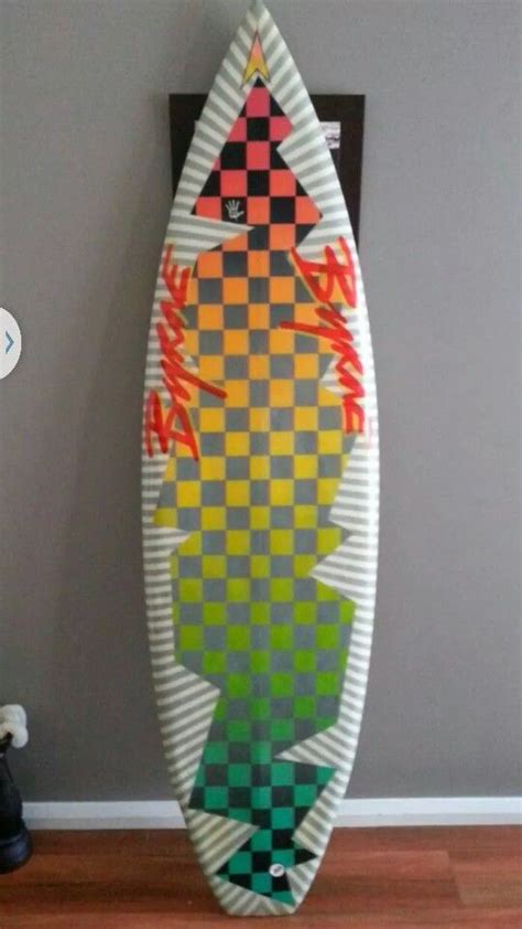 Byrne Surfboard Early 80s Belly Channel Retro Spray Surfboards