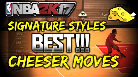 Nba 2k17 Best Cheesiest Signature Styles Moves After Patch 6 Attribute Update Best Dribble Moves