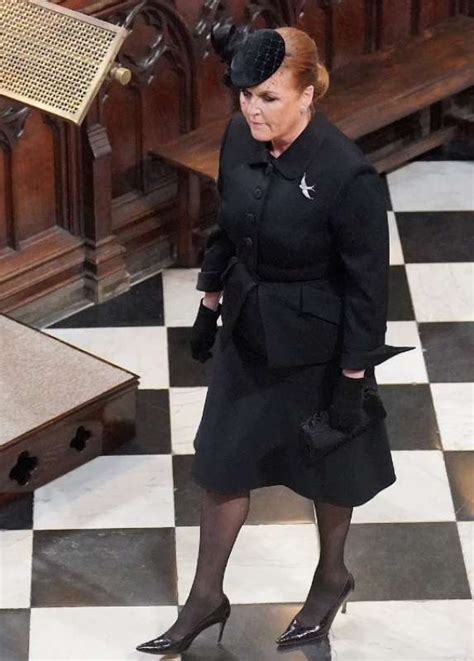 Sarah Ferguson Al Funerale Della Regina Elisabetta Dago Fotogallery