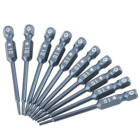 Pcs Inch Hex Shank Magnetic Five Star Screwdrivers Mm S Alloy