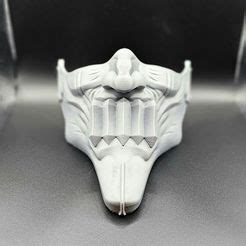 3D Print Ninja Kamui Zai Mask Oni Samurai Cosplay HalloweenCults