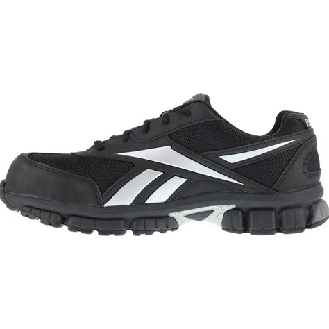 Mens Composite Toe Black Work Athletic Shoe Reebok Ketia