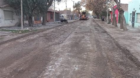 Comenzó el mantenimiento de calles en el barrio Matadero LCR Diario