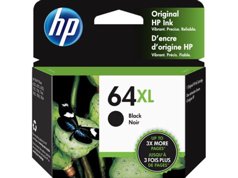 Hp® 64xl High Yield Black Original Ink Cartridge N9j92an140