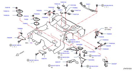 2020 Infiniti QX60 Hybrid COMFORT Cover Engine Rear OUTPUT HI LOW