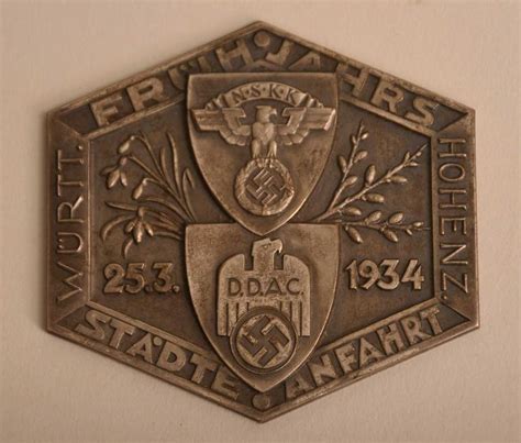 Regimentals German Wwii Nskk Ddac Plaquette Th March