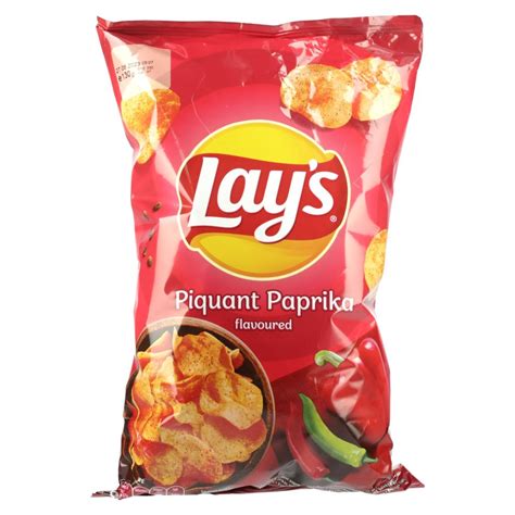 KROMPRJEV ČIPS Z OKUSOM PIKANTNE PAPRIKE LAYS 130G Lays čips pekoča