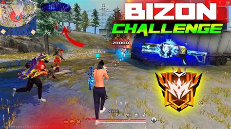 First Gun Challenge In Br Rank 🤯 Bizon Gun Challenge Br Rank Push Rolex Gaming🔥 Youtube