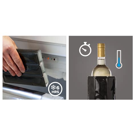 Vacu Vin Wine Cooler Active Cooler Sleeve Botanical Limited