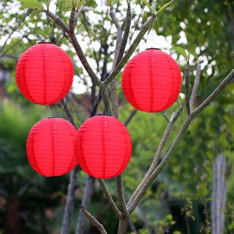 Solar Lanterns Outdoor Hanginghanging Solar Lightsnylon Chinese Hanging Lanterns For Garden