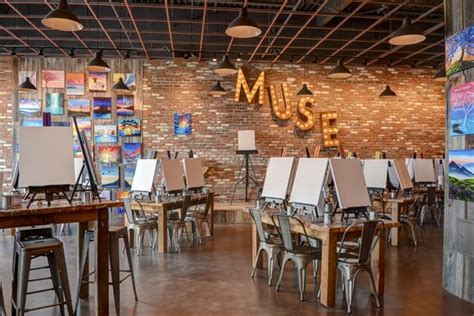 Muse Paint Bar Ballston Quarter Arlington Va Party Venue