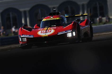 Wec Miglia Di Sebring Pole Per La Ferrari P Di Fuoco