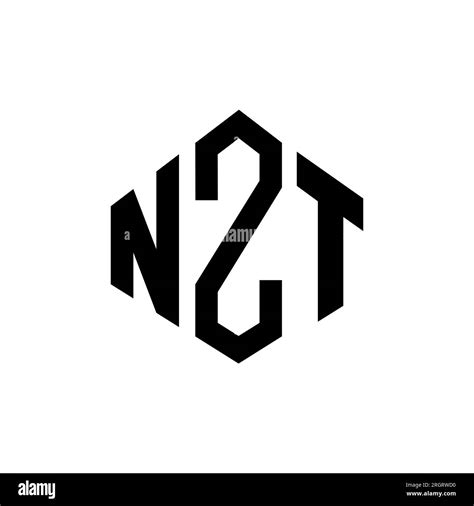 NZT letter logo design with polygon shape. NZT polygon and cube shape ...