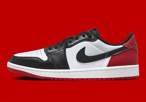 Air Jordan 1 Low Og White Black Varsity Red Cz0790 106