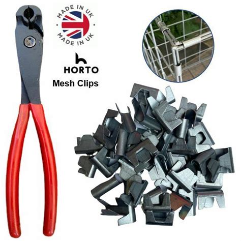 Wire Mesh Clips Large Gabions Cage Making Mesh Panels Uk Made Clips Ct35 Ebay