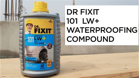 Dr Fixit 101 Lw Waterproofing Liquid How To Use Youtube