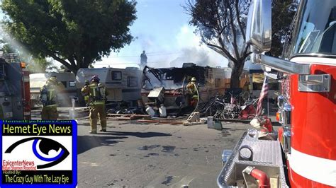 HemetEyeNews: Hemet Eye News Hemet : Mobile Home Structure Fire Breaks ...