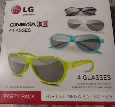 Óculos 3d Lg Ag F315 4 Glassesnovo Original Frete Grátis