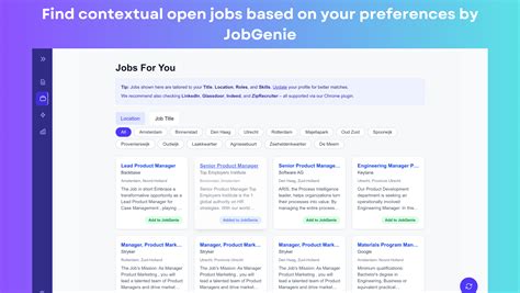 JobGenie - Job Search, made Magical by AI