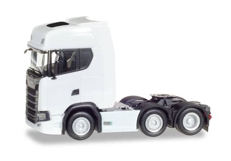 Herpa Scania Cs Hd X Zugmaschine Wei