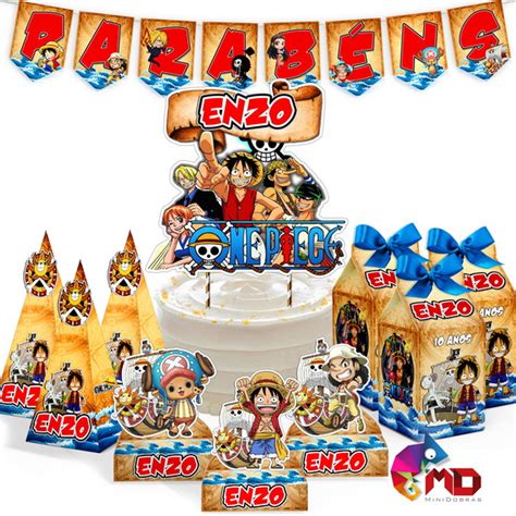 Kit Festa Personalizado One Piece Produtos Elo7