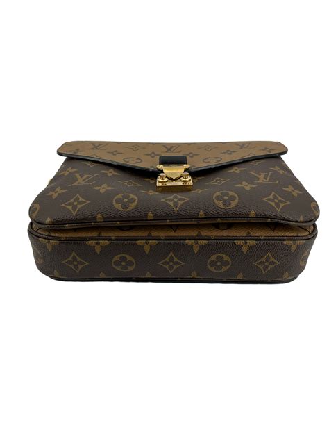 Louis Vuitton Pochette Metis Monogram Reverse Canvas I Love Handbags