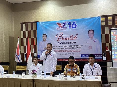 Caleg Partai Perindo Jalani Bimtek Siapkan Strategi Pemenangan