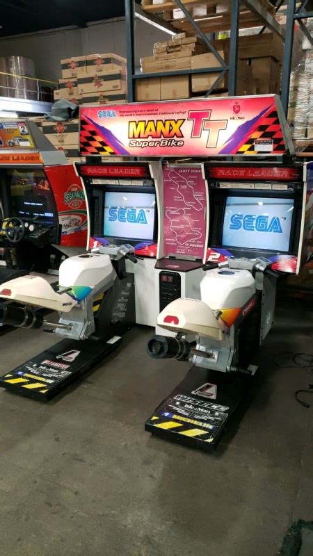 Manx Tt Twin Motorcycle Racing Arcade Game Sega 2