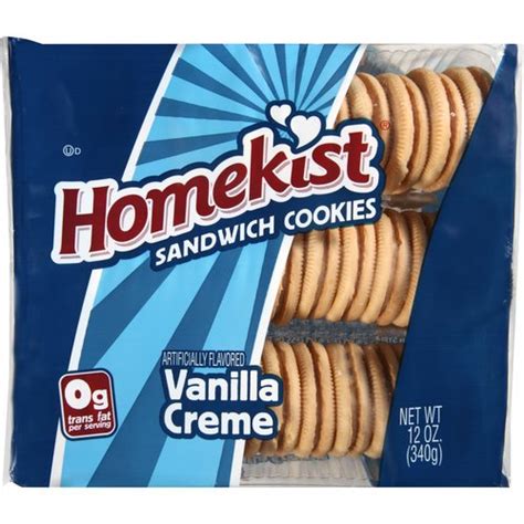 Homekist Vanilla Creme Cookie 12 Oz