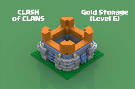 Max Level Gold Storage Clash Of Clans Dandk Organizer