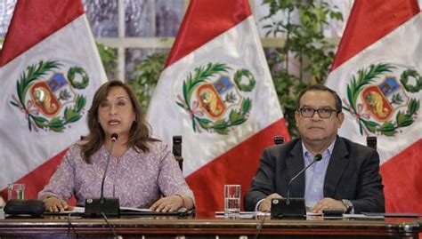 Dina Boluarte En Conferencia De Prensa Presidenta Asegura Inversi N