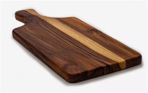 Tabla De Madera Teca Para Picar Cortar Y Servir X X Cm Env O Gratis