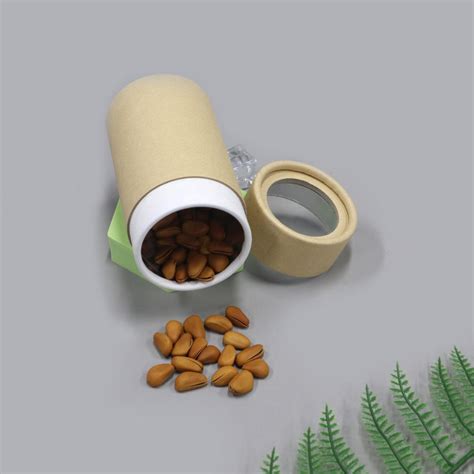 Customized High Quality Round Coffee Packaging Box Biodegradable Kraft