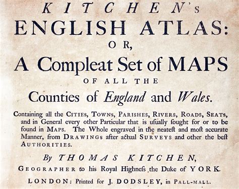 Maps By The English Cartographer Thomas Kitchin