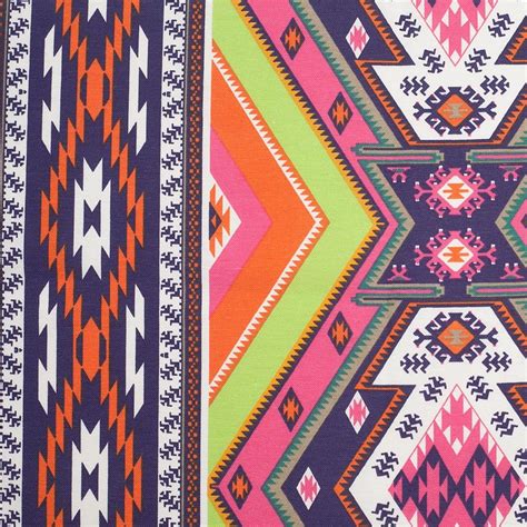 Spanish Multicolor Geometric Cotton Polyester Print Geometric