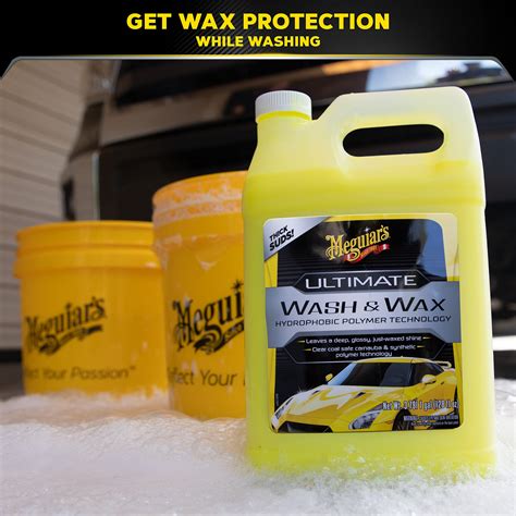 Meguiars Ultimate Wash And Wax Car Wash And Wax Cleans And Shines In One Step