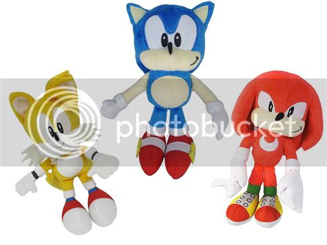 Sonic The Hedgehog 7 Inch Sonic Classic Plush Knuckles Tails Sonic Soft