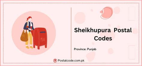 Sheikhupura Skp Postal Codes Post Codes Zip Codes