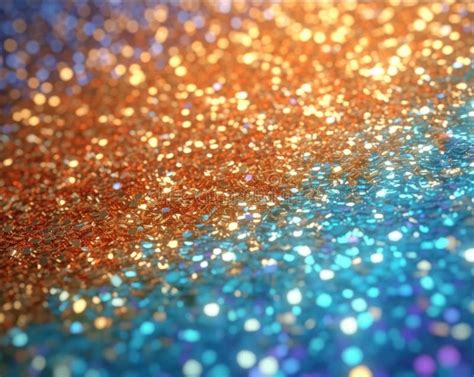 Background Glitter Wallpaper Orange Blue Stripes Stock Illustration