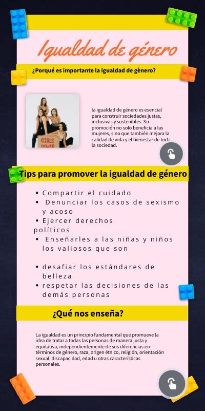 Infografia Igualdad De Género