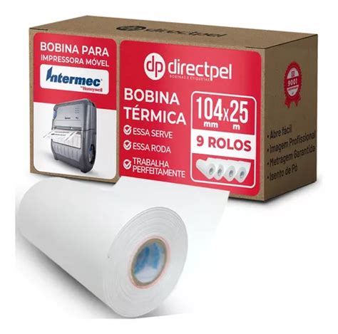 Bobina Termica Mm Impressora Intermec Pb Polegadas