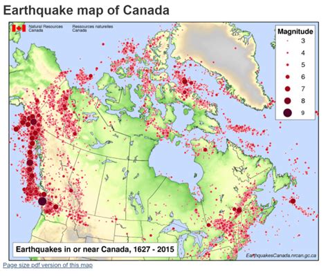 Earthquakes in Canada