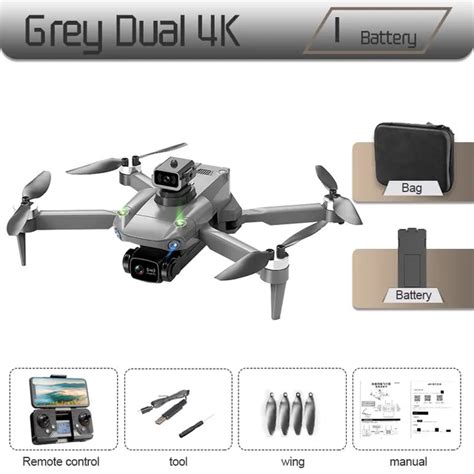 Drone GPS professionnel K998 4K 6K double caméra ESC évitant les