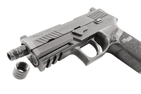 Sig Sauer P320 Tac Ops Carry Srd9 Suppressor On Target Magazine