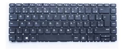 Teclado Novo Para Notebook Hp Probook G Cor Preto Abnt