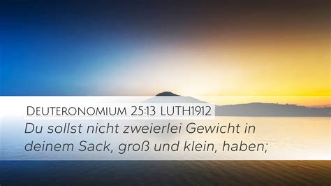 Deuteronomium 25 13 LUTH1912 Desktop Wallpaper Du Sollst Nicht