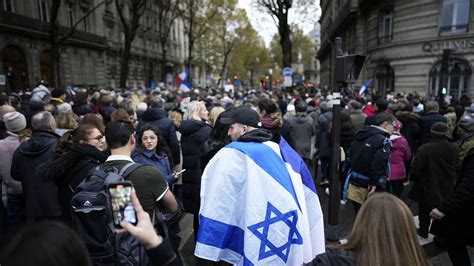 Europa Las Manifestaciones Contra El Antisemitismo Y En Solidaridad