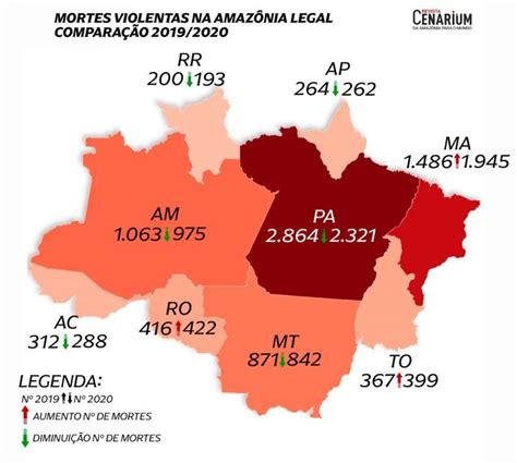 Seis Estados Da Amazônia Legal Registram Queda Média De 7 Nas Mortes