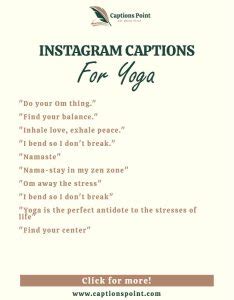 103 Powerful Yoga Caption For Instagram