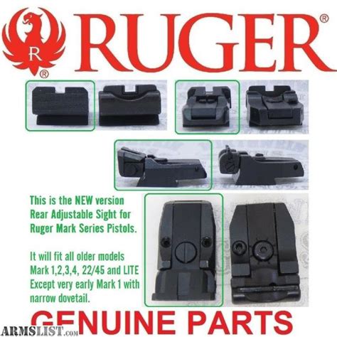 Armslist For Sale Ruger Mark 4 Sights Front And Rear